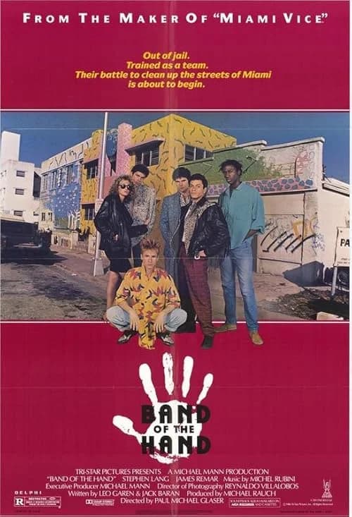 Band of the Hand film posteri