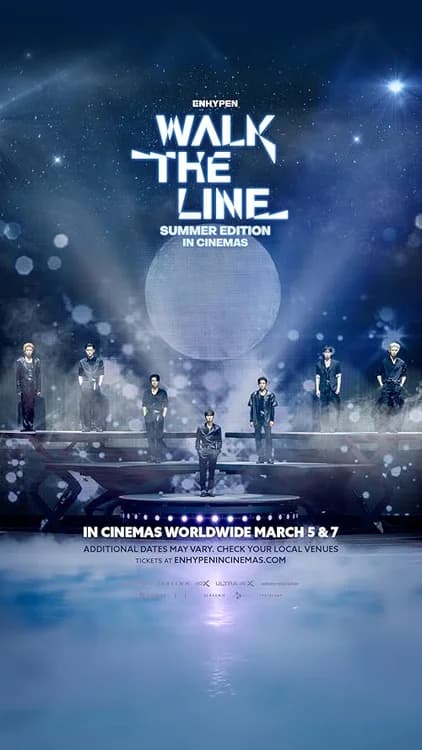 Enhypen: Walk the Line Summer Edition - in Cinemas film posteri