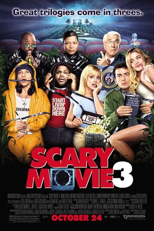 Scary Movie 3 film posteri